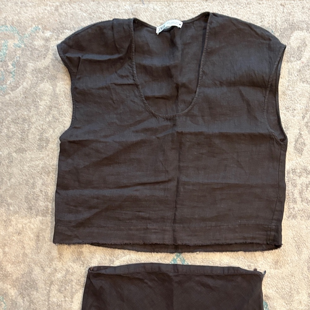 Zara Chic Black Skirt Set - Picture 4 of 8